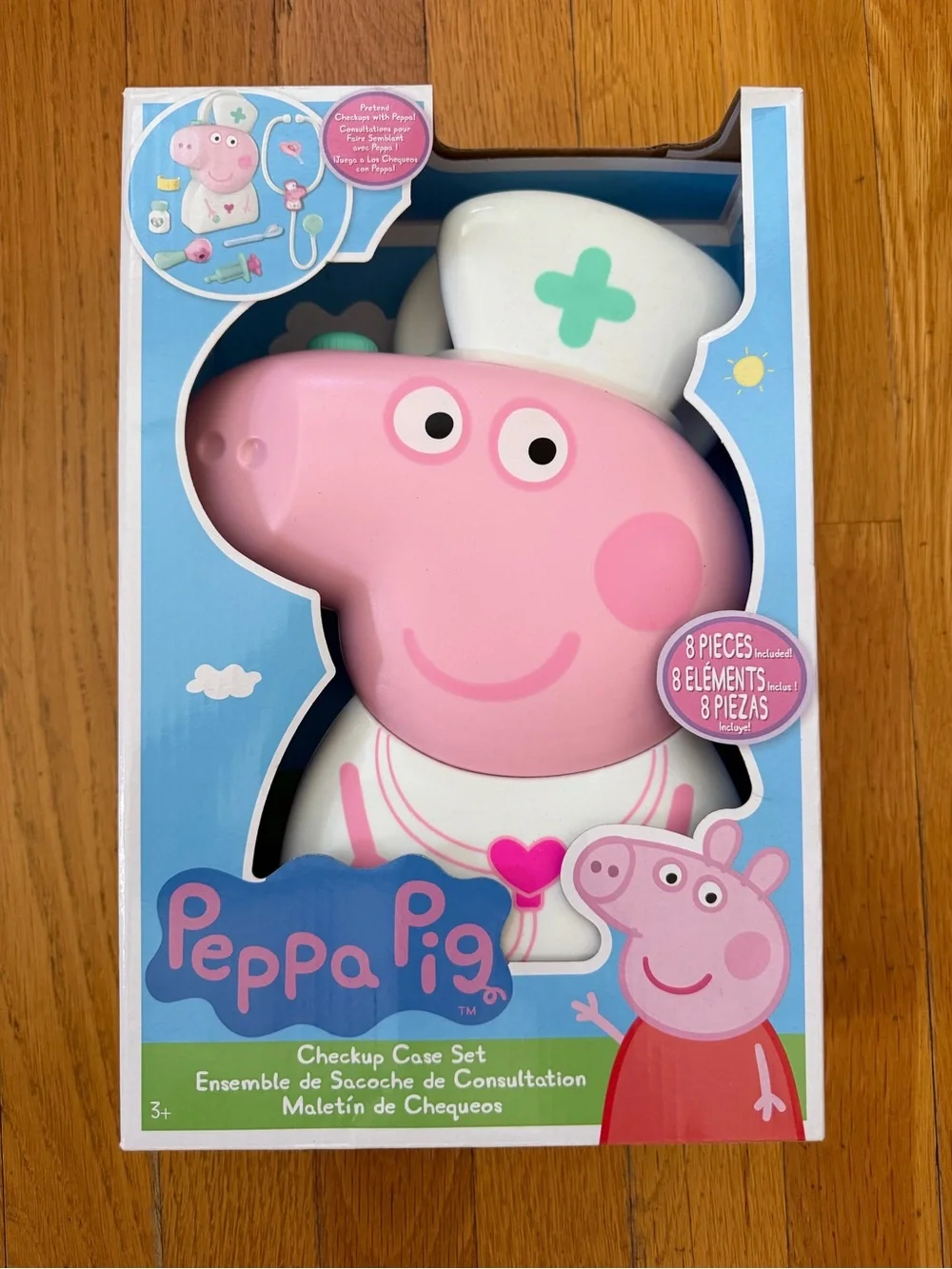 Peppa Pig Pink and White Medical Doctor/Nurse Checkup Play Set